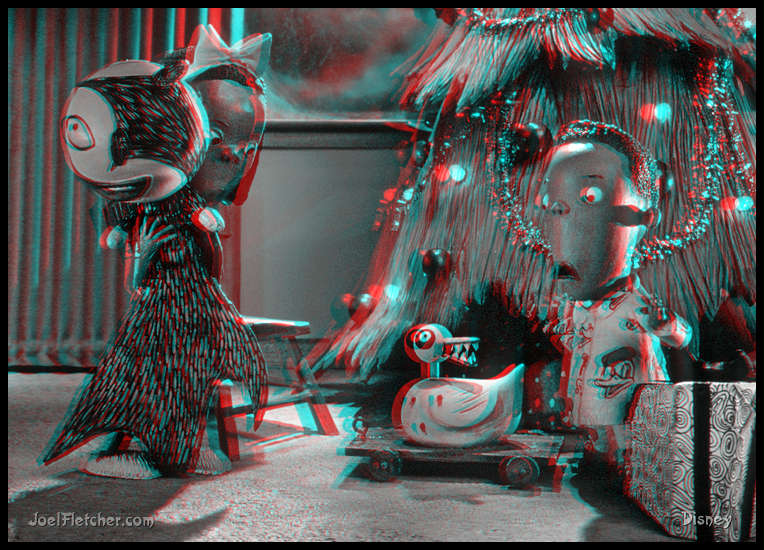 Children with scary christmas presents.