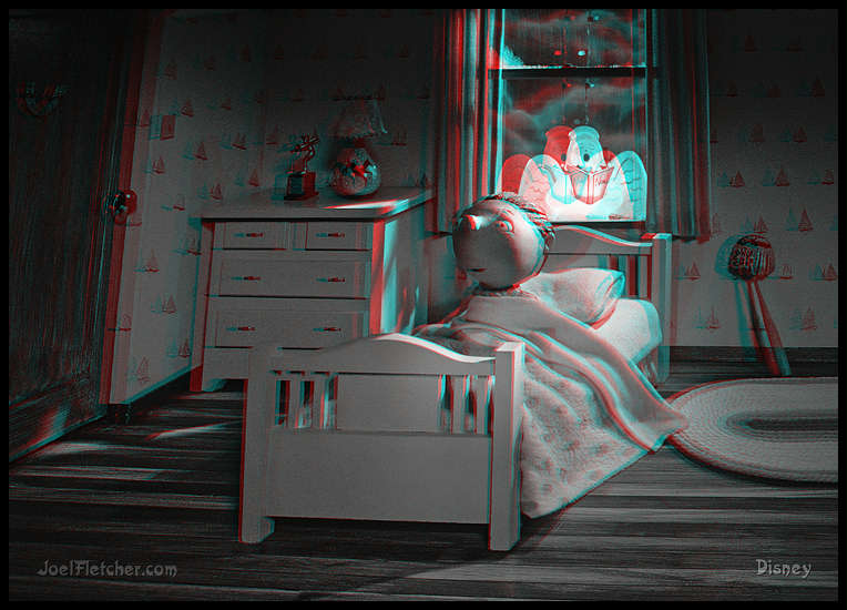 Little boy hears Santa Claus.